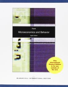 Microeconomics and Behavior - Frank