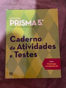 Matemática Prisma 5º Caderno de Actividades - Artur Jorge