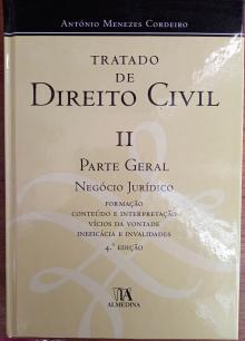 Tratado de Direito Civil Volume II - Menezes Cordeiro - Menezes Cordeiro