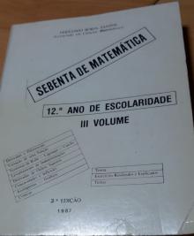 Sebenta de Matemática - III Volume