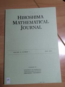 Hiroshima Mathematical Journal Volume 45 Number 2