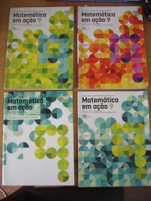 Matematica em ação (manuais parte 1,2,3 + caderno)